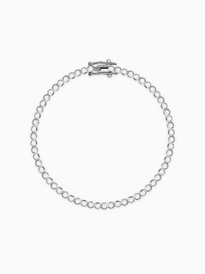Silver Glow Up Tennis Bracelet