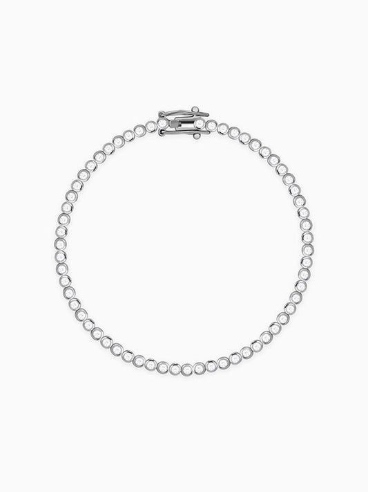 Silver Glow Up Tennis Bracelet