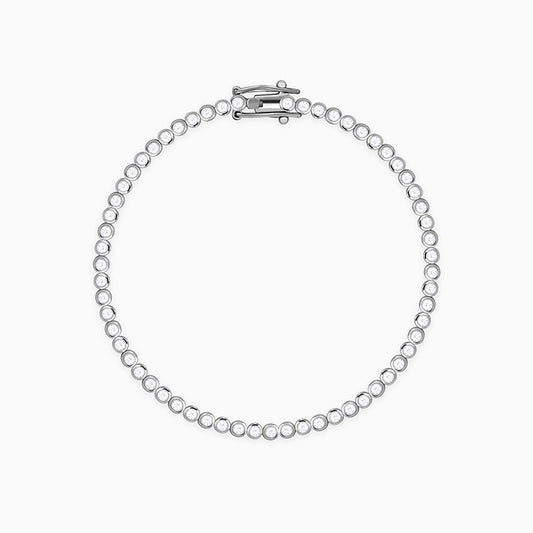 Silver Glow Up Tennis Bracelet