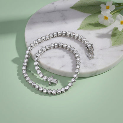 Silver Glow Up Tennis Bracelet