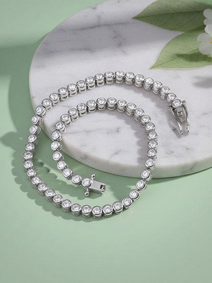 Silver Glow Up Tennis Bracelet