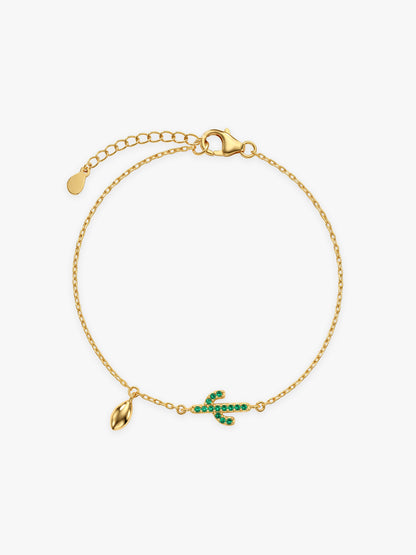 Golden Cactus Crush Bracelet