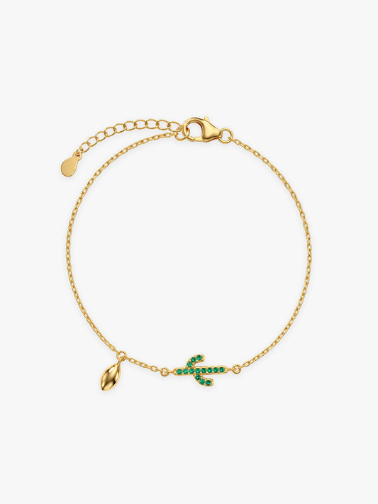 Golden Cactus Crush Bracelet