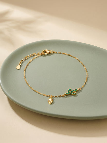 Golden Cactus Crush Bracelet