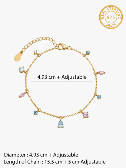 Golden Spectrum Flare Bracelet