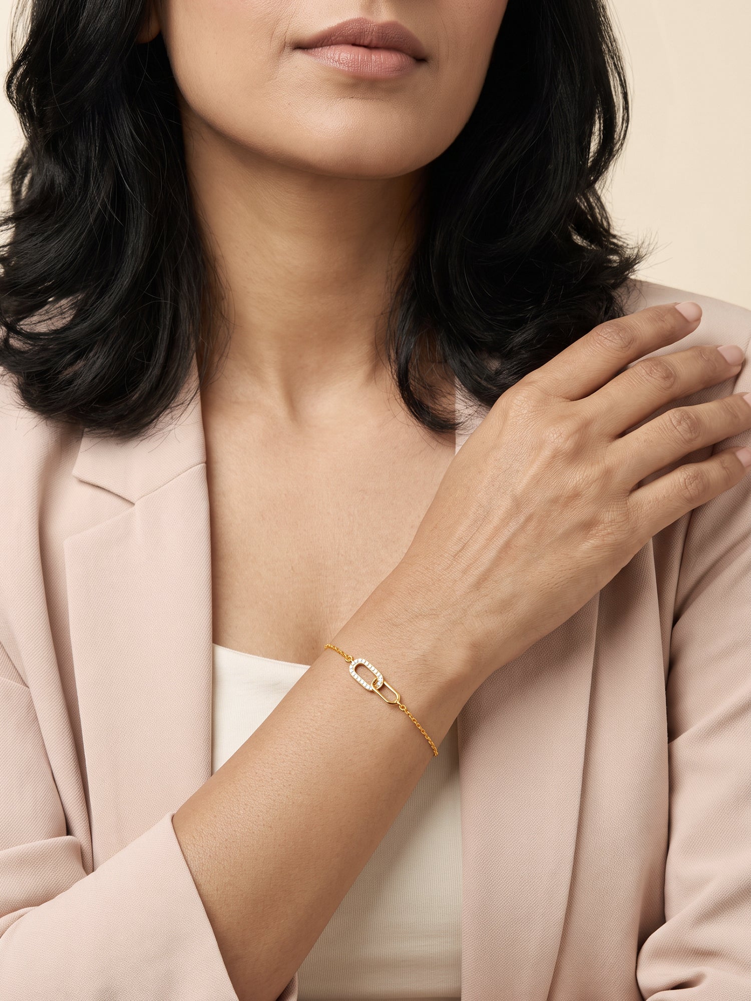 Golden Anchor Bracelet