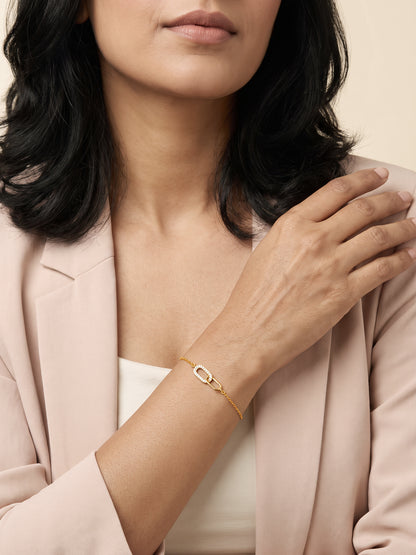 Golden Anchor Bracelet