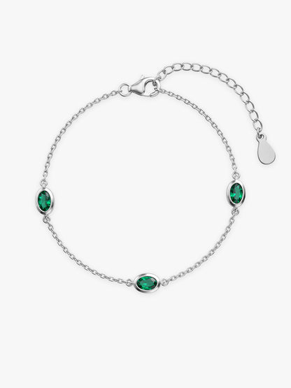 Silver Jade Solstice Bracelet