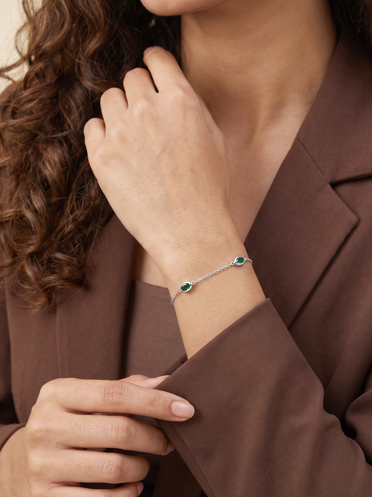 Silver Jade Solstice Bracelet