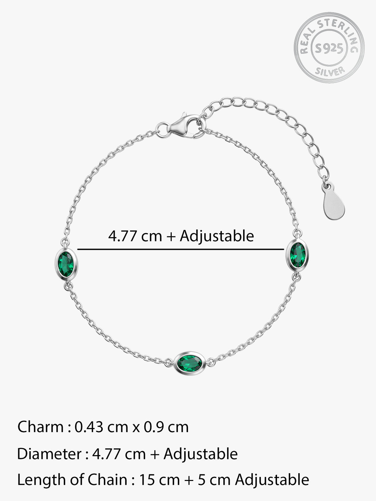 Silver Jade Solstice Bracelet