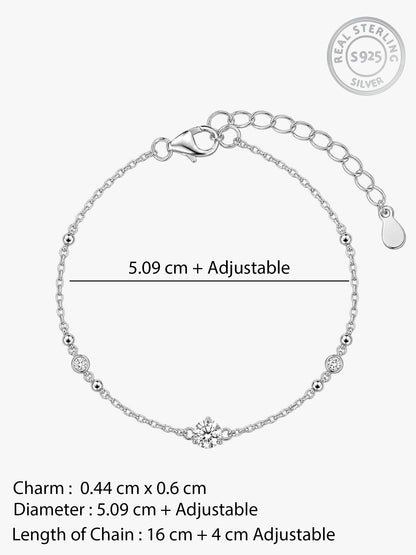 Silver Crystelle Bracelet