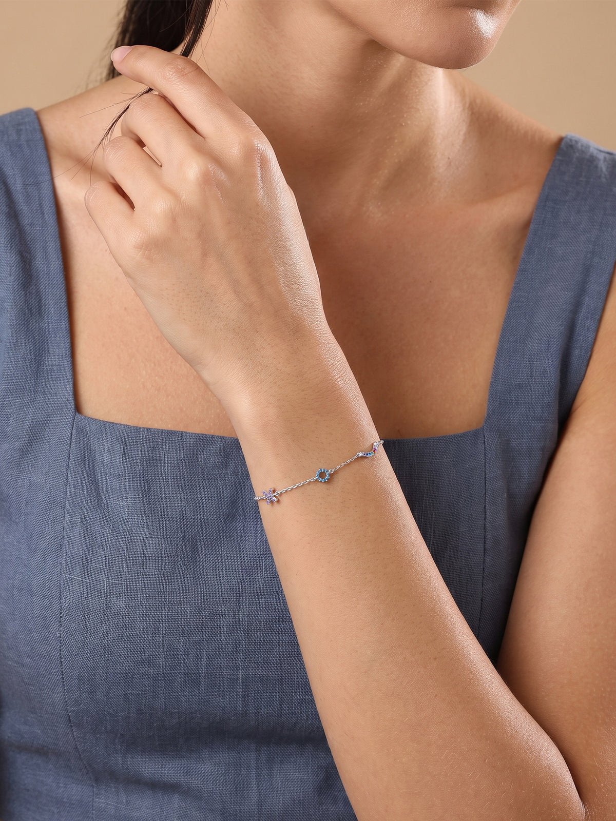 Silver Claudia Bracelet