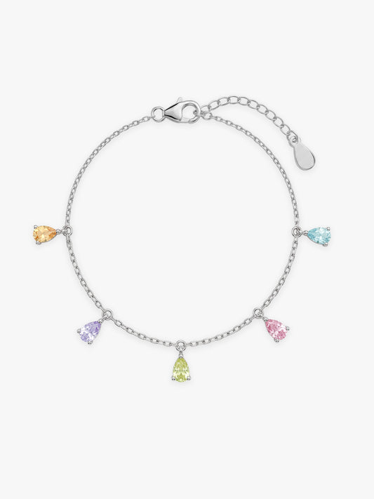 Silver Drusilla Charm Bracelet