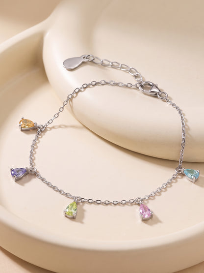 Silver Drusilla Charm Bracelet
