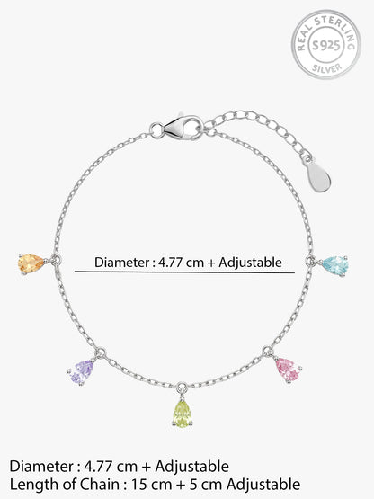 Silver Drusilla Charm Bracelet