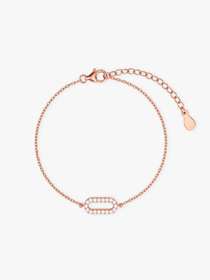 Rose Gold Classic Hollow Bracelet