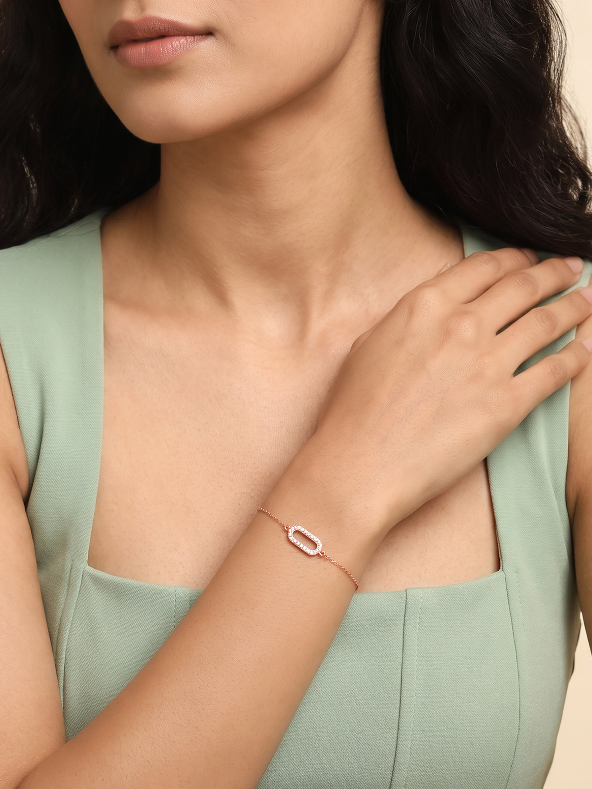 Rose Gold Classic Hollow Bracelet