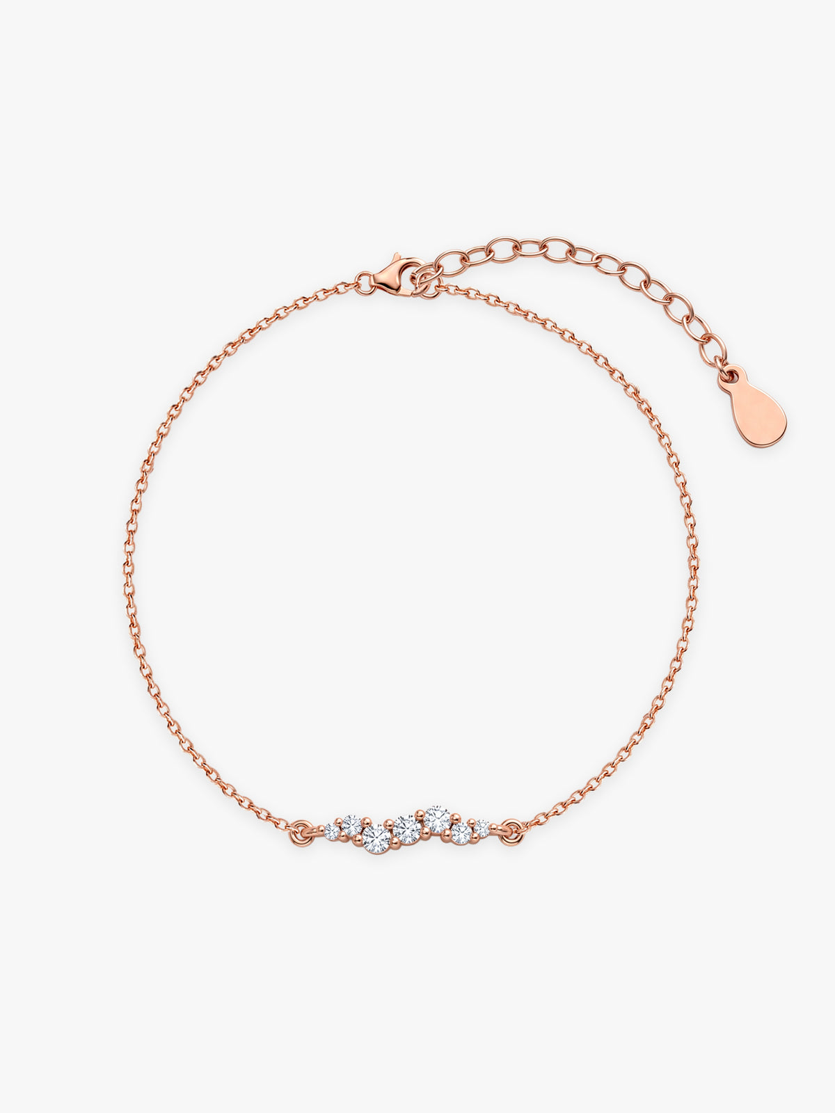 Rose Gold Blushing Ember Bracelet