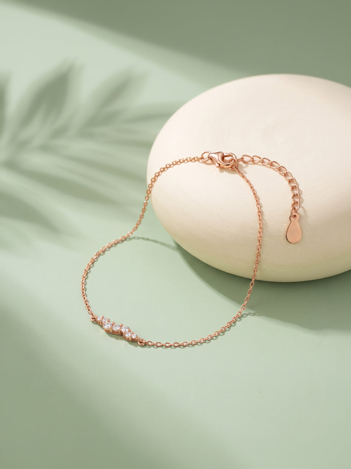 Rose Gold Blushing Ember Bracelet