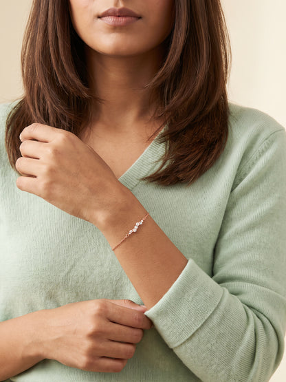 Rose Gold Blushing Ember Bracelet