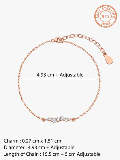 Rose Gold Blushing Ember Bracelet