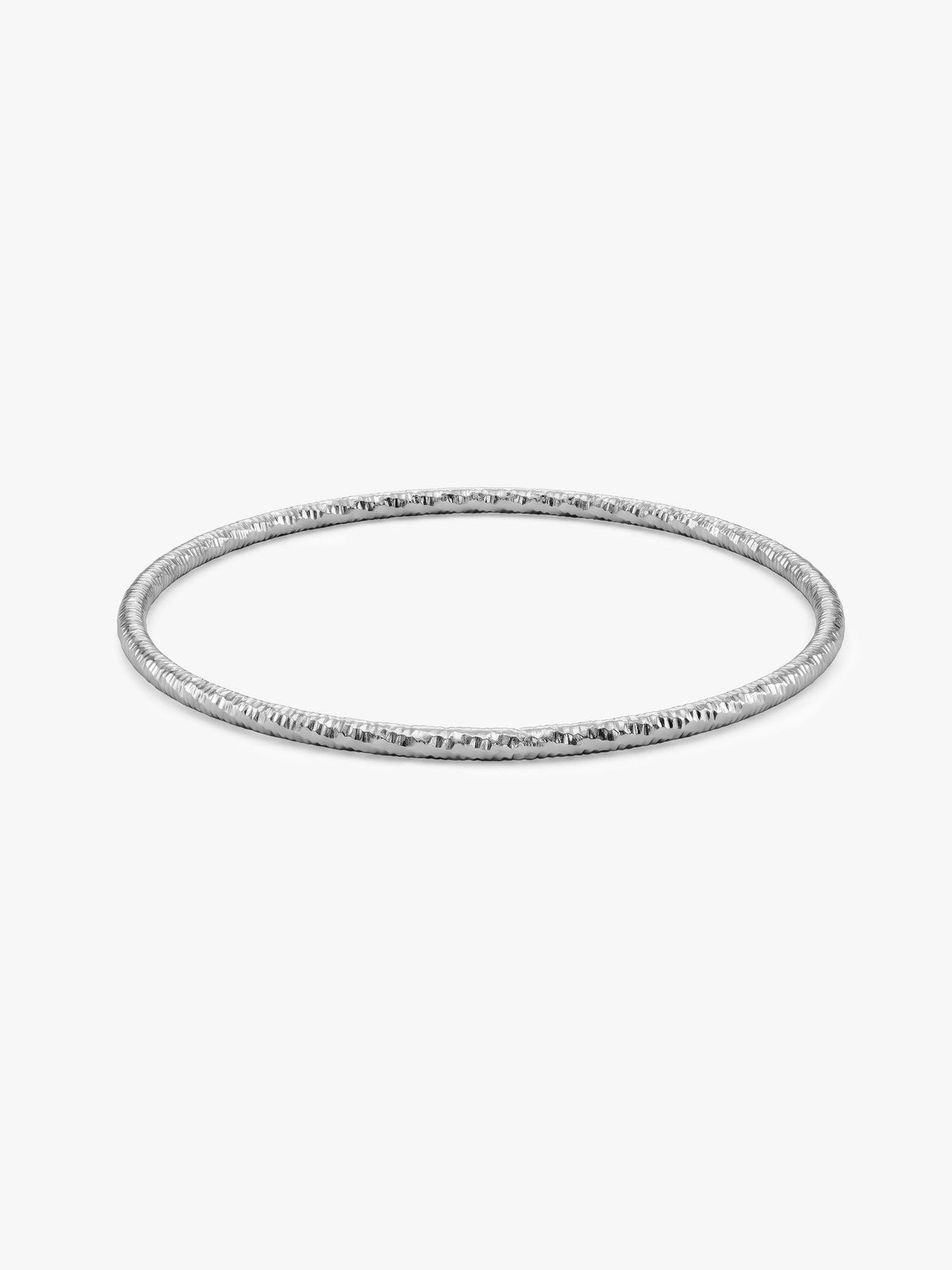 Silver Grace Shine Bangle (Size 2.4)