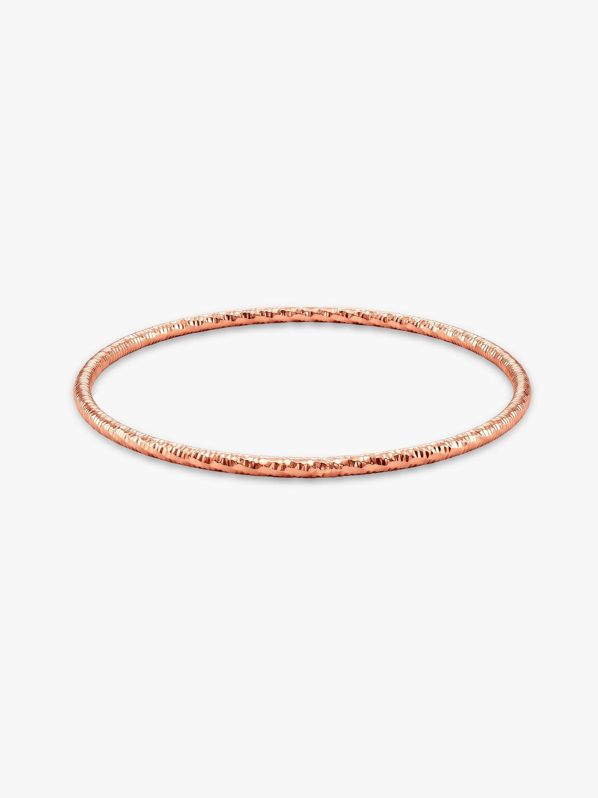 Rose Gold Grace Shine Bangle (Size 2.6)