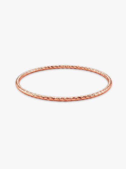 Rose Gold Grace Shine Bangle (Size 2.6)