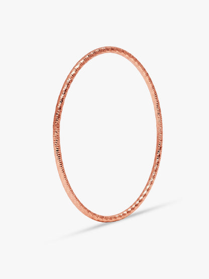 Rose Gold Grace Shine Bangle (Size 2.6)