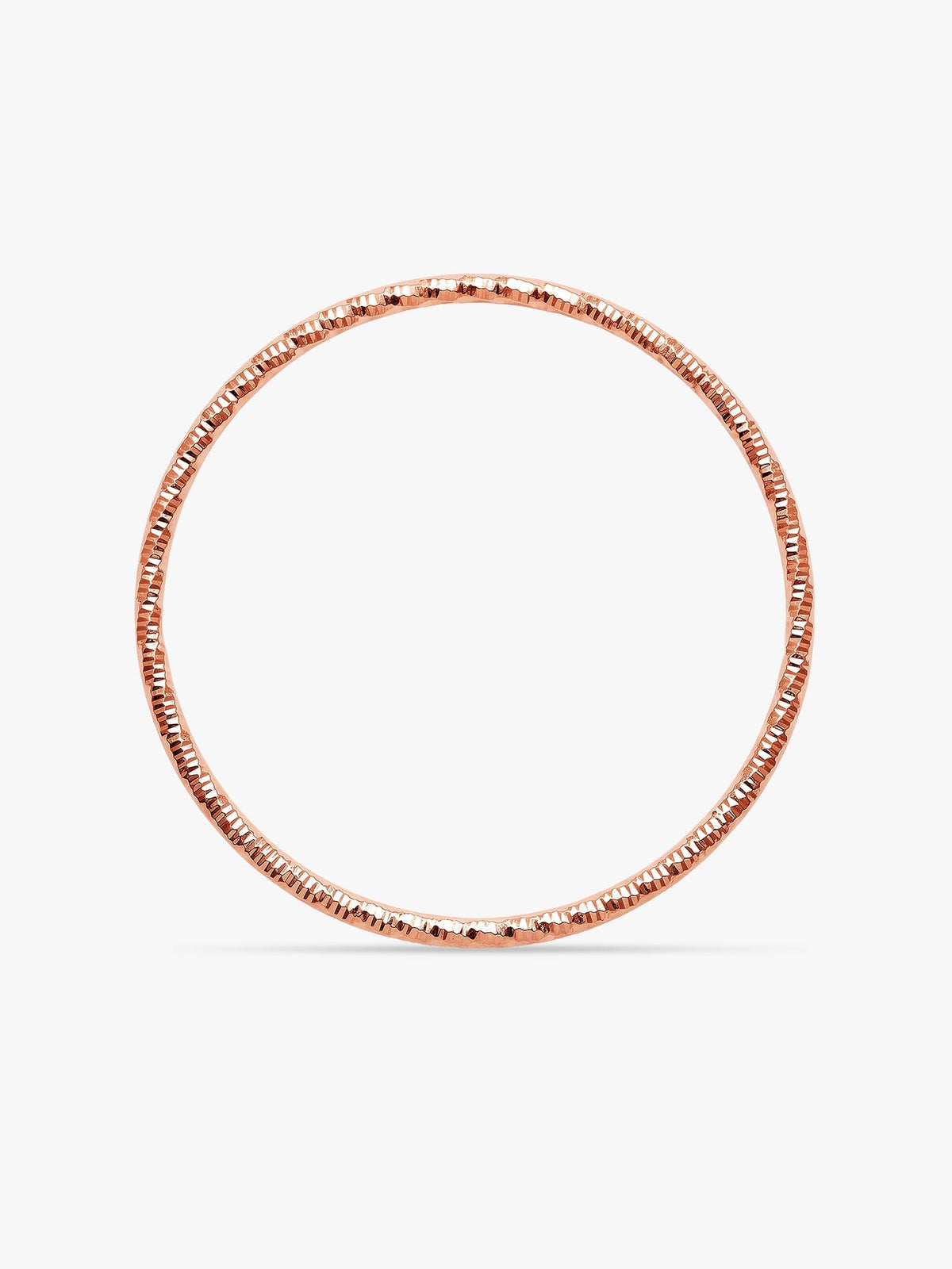 Rose Gold Grace Shine Bangle (Size 2.6)