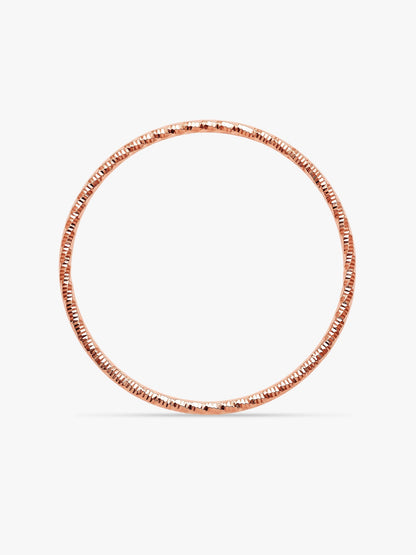 Rose Gold Grace Shine Bangle (Size 2.6)