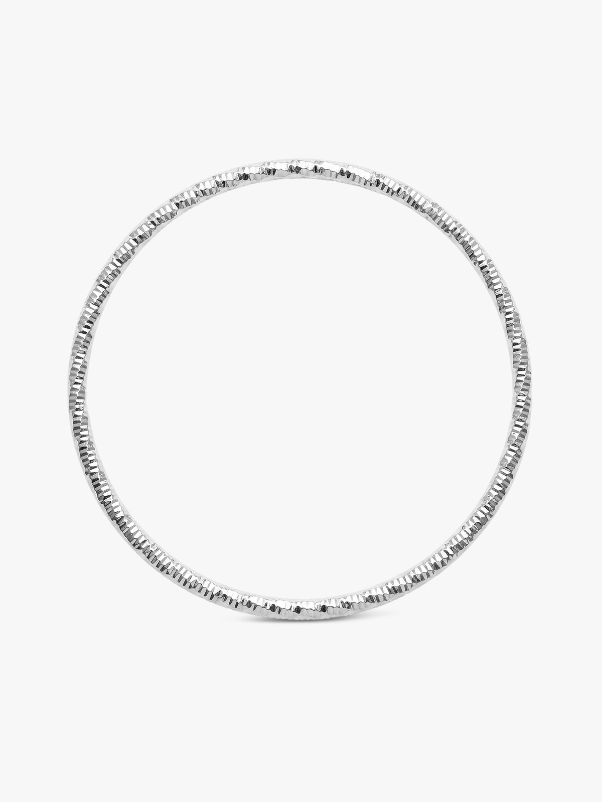 Silver Grace Shine Bangle (Size 2.4)