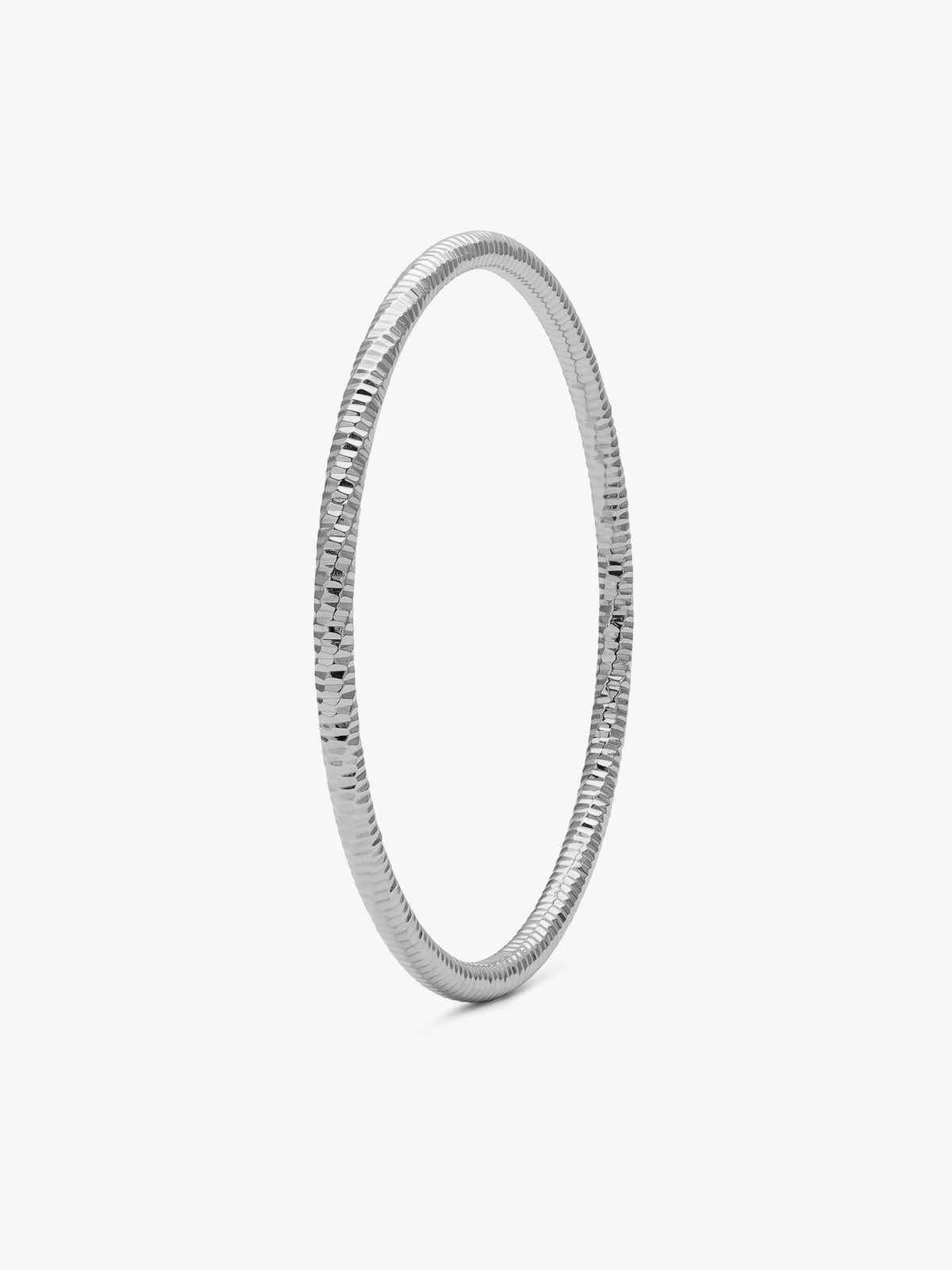 Silver Grace Shine Bangle (Size 2.4)