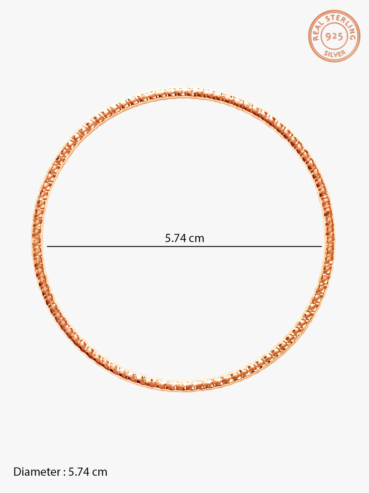Rose Gold Ninette Bangle
