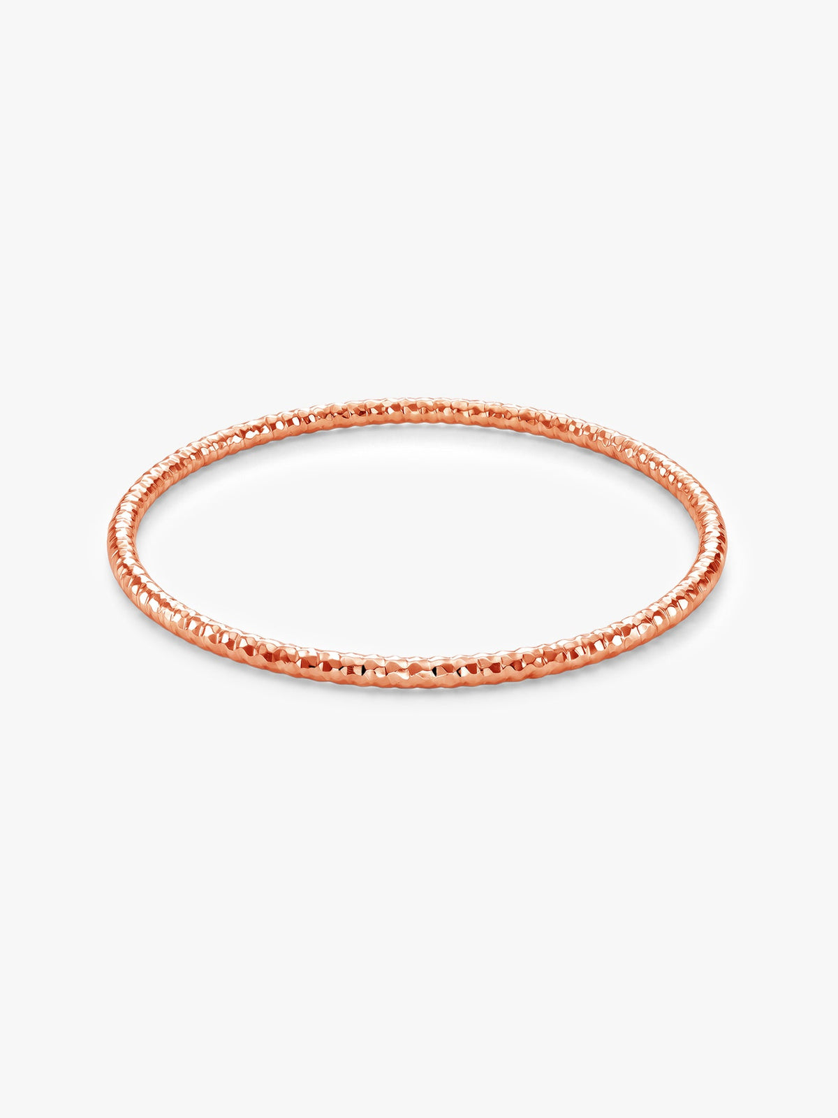 Rose Gold Minimal Vibe Bangle (Size 2.6)