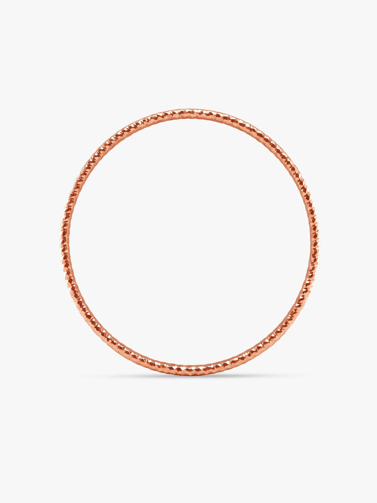 Rose Gold Minimal Vibe Bangle (Size 2.6)