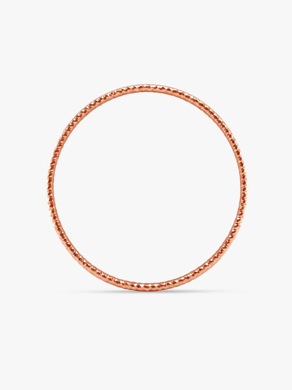 Rose Gold Minimal Vibe Bangle (Size 2.6)