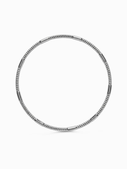 Silver Vanya Classic Bangle (Size 2.6)