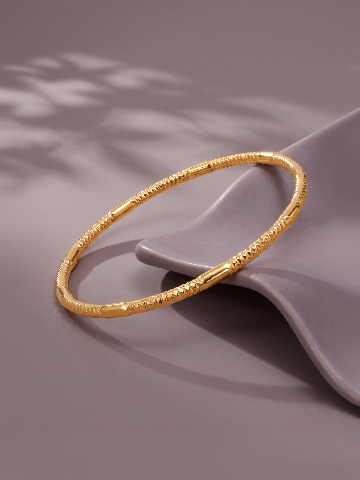 Golden Avyra Classic Bangle (Size 2.4)
