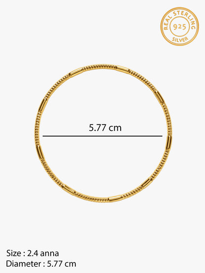 Golden Avyra Classic Bangle (Size 2.4)