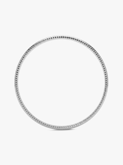 Silver Minimal Vibe Bangle (Size 2.4)