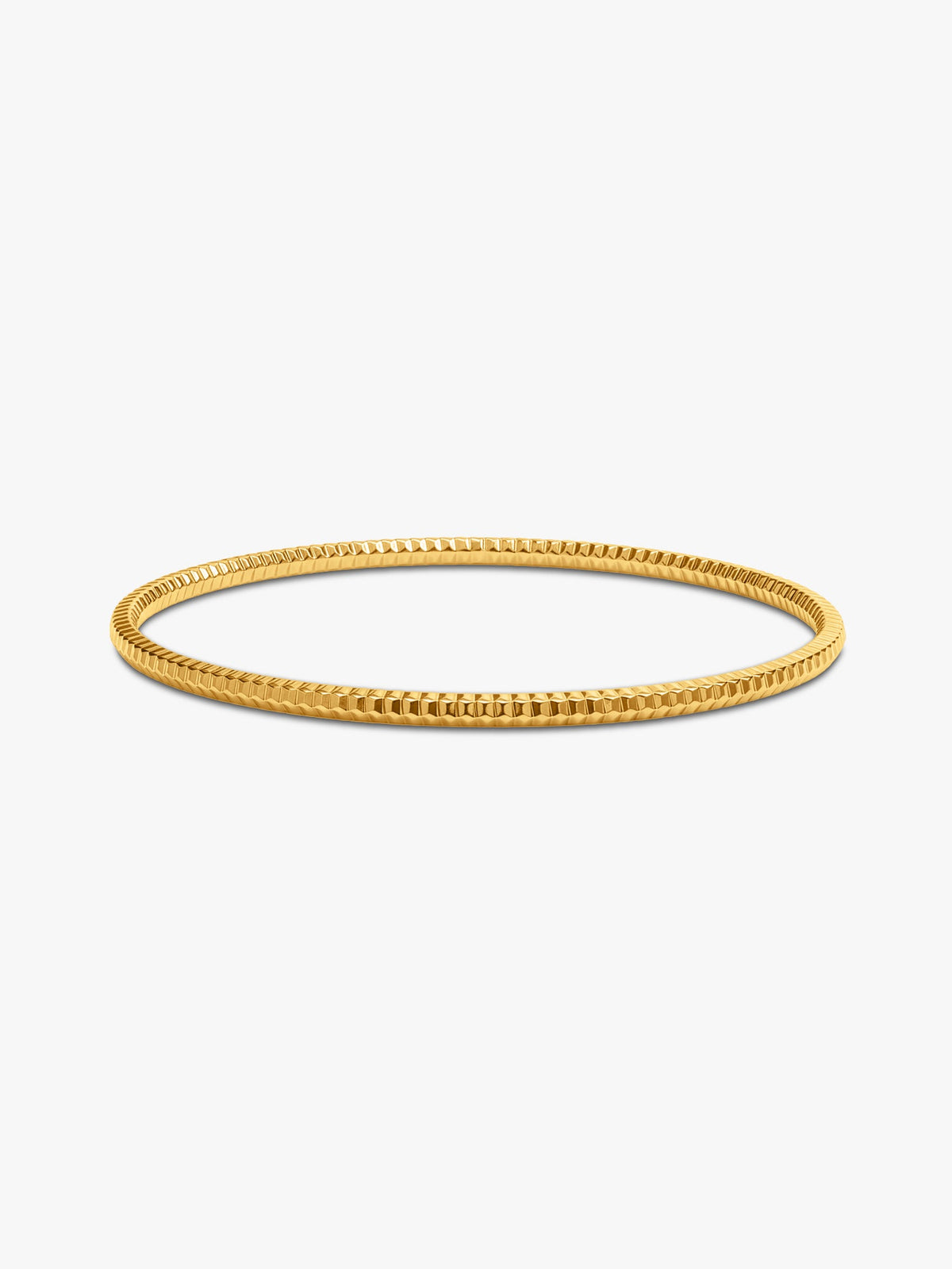 Golden Minimal Vibe Bangle (Size 2.4)