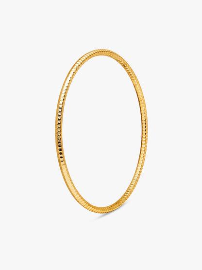 Golden Minimal Vibe Bangle (Size 2.4)