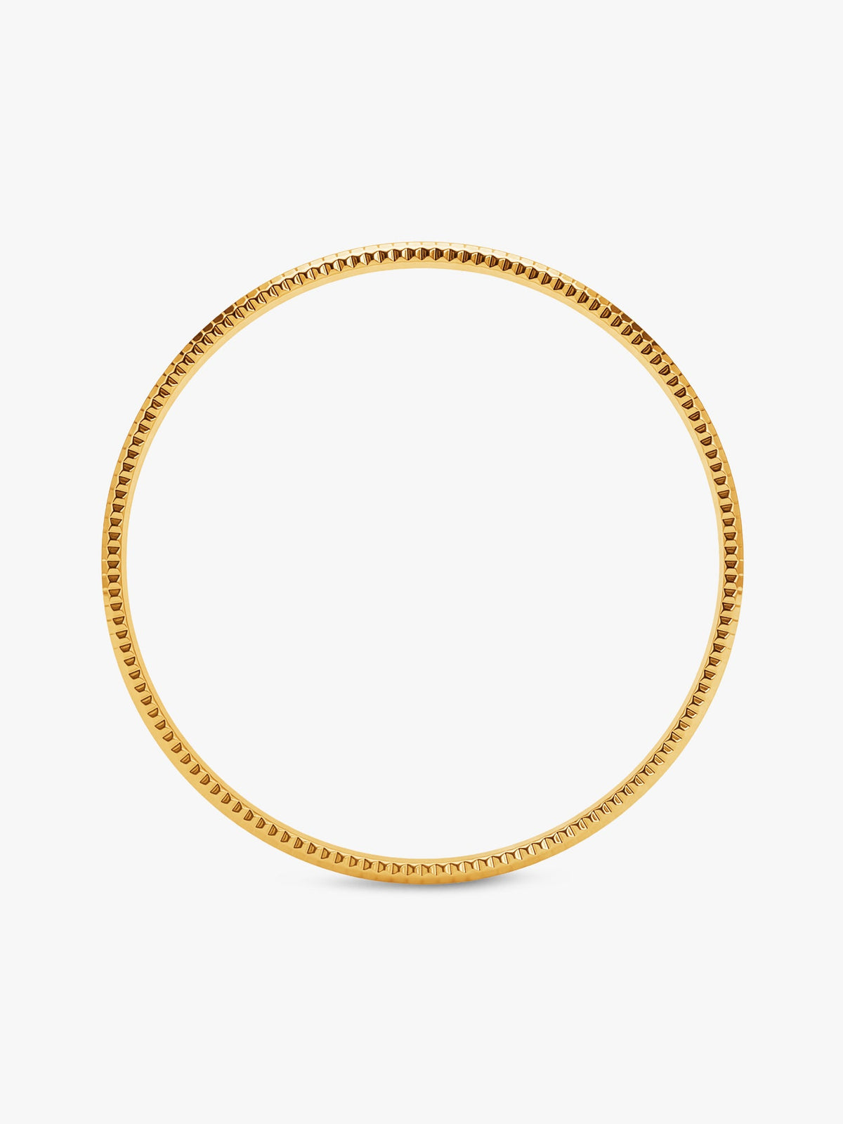 Golden Minimal Vibe Bangle (Size 2.4)