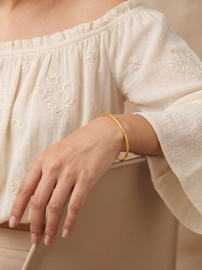 Golden Paolina Bangle (Size 2.6)