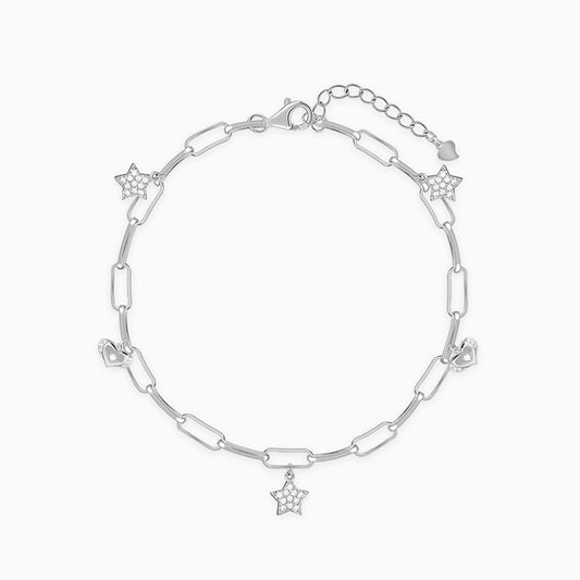 Silver Starry Love Bracelet