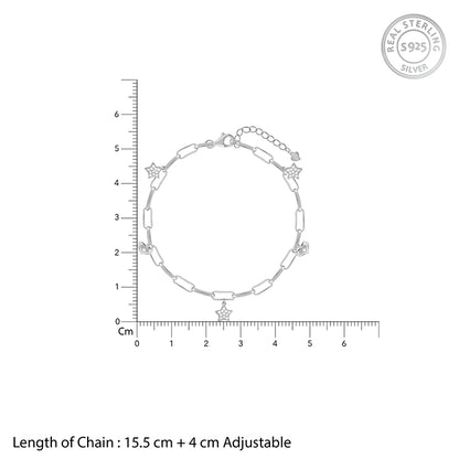 Silver Starry Love Bracelet