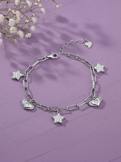 Silver Starry Love Bracelet