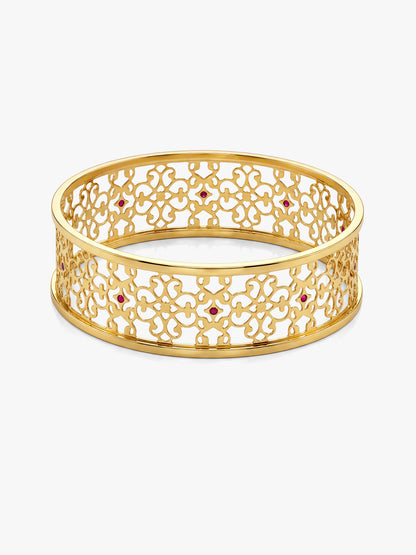 Golden Freydis Bangle (Size 2.4)