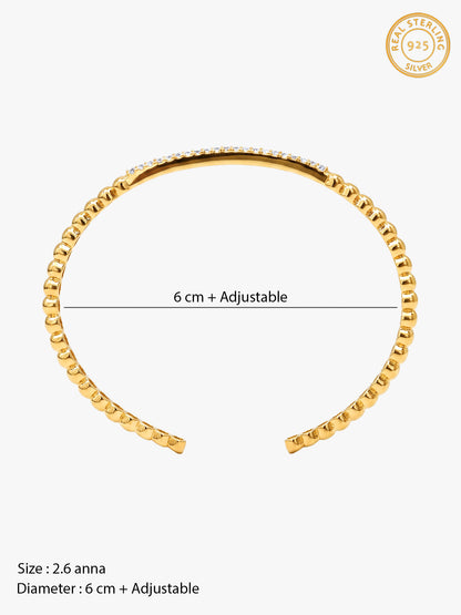 Golden Noemi Cuff Bracelet